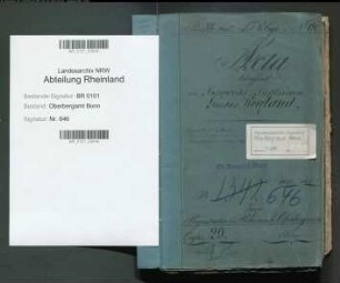 Weyland, Gustav geb. 06.10.1837; Bergreferendar; ausgeschieden 1867; Prüfungs- und Personalakte
