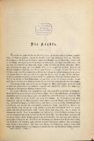 Brehms Thierleben : allgemeine Kunde des Thierreichs, 10. Abth. 4, Wirbellose Thiere ; Bd. 2, Die niederen Thiere : Krebse, Würmer, Weichthiere, Stachelhäuter, polypenartige Thiere, Urthiere