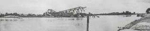 Zerstörte Brücken am Rhein
