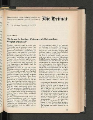 Nr. 6, 75. Jahrgang, Neumünster, Juni 1968