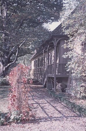 Weimar. Goethes Wohnhaus, Gartenansicht