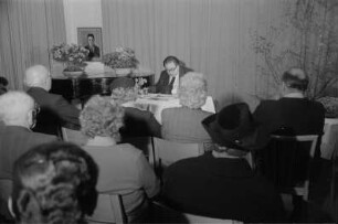 Walther Victor : Schriftsteller-Lesung und Geburtstagsfeier