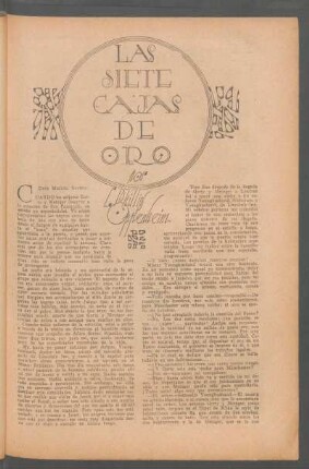 Las siete cajas de oro : Ilustración de Charles Crombie