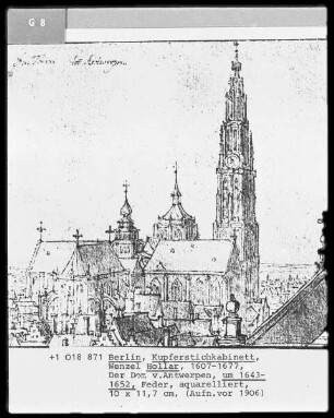 Berliner Skizzenbuch — Der Dom von Antwerpen