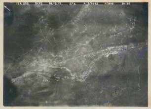 Foto der Stellungen bei Oulches-la-Vallée-Foulon (Luftbild)