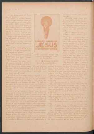 "Jesus" - Bello fragmento tomado del capítulo 1 de la novela