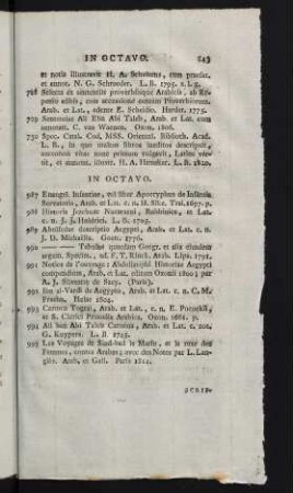 143-179, Scriptores Graeci et Latini Antiqui, Vulgo Dicti Auctores Classici