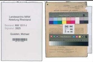 Entnazifizierung Michael Quasten , geb. 07.07.1908 (Bauarbeiter)