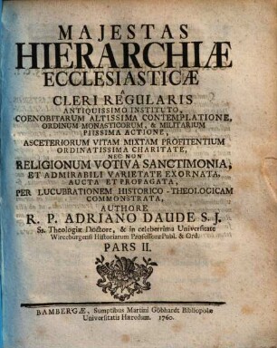 Majestas Hierarchiæ Ecclesiasticæ, 2