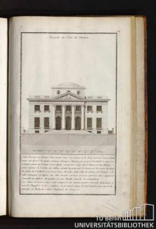 64. Facade du Côté de l'Entrée.