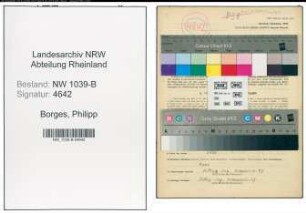 Entnazifizierung Philipp Borges , geb. 04.08.1897 (Ingenieur)