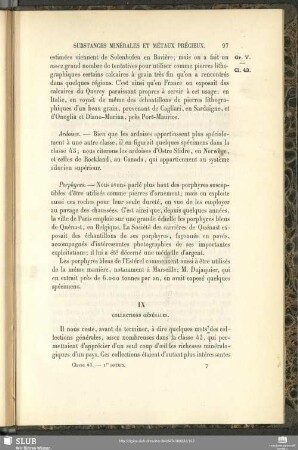 IX. Collections Générales