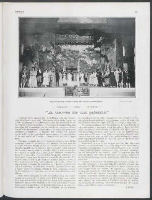 [Fotografía de] Teatro Olimpo - Escena final de "Los Saltimbamquis"