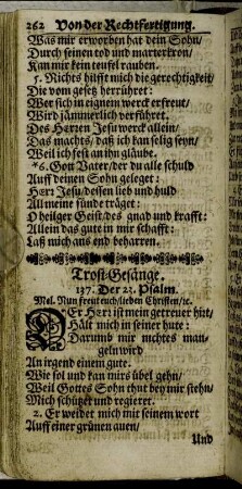 Trost-Gesänge.