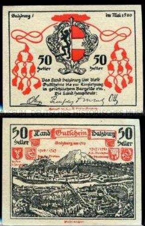 Salzburg, Land 50 Heller