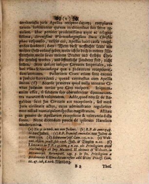 Dodecas legalis de Judaeorum receptione ac tolerantia