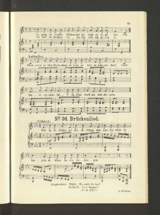 No. 36. Brückenlied. [Piano.]