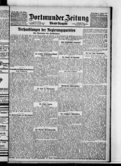 Dortmunder Zeitung. 1874-1939