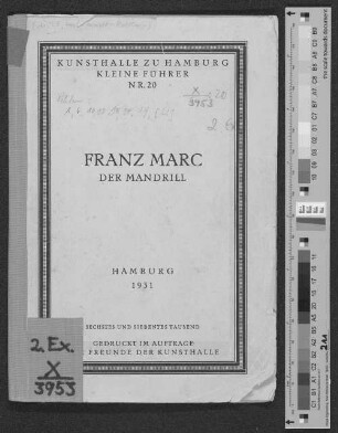 Franz Marc : der Mandrill