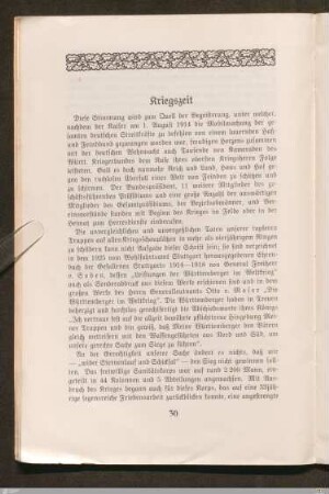 Kriegszeit