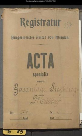 Gasanlage Siegburg-Mülldorf