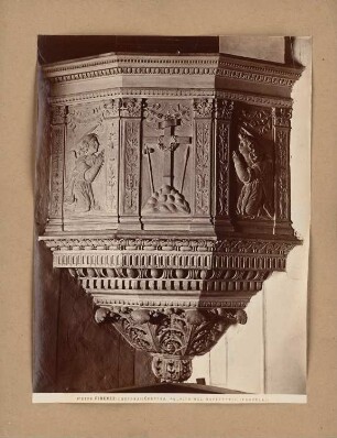 Certosa San Lorenzo di Galluzzo (auch Certosa di Firenze), Florenz Kanzel: Ansicht im Refektorium des Kartäuserkloster Certosa del Galluzzo (auch Certosa di Val d’Ema)