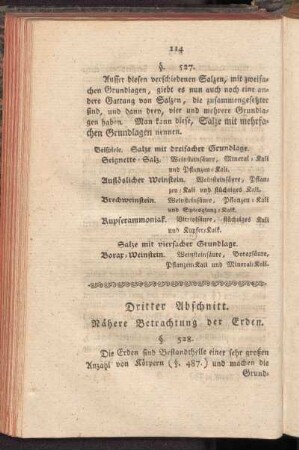 Dritter Abschnitt. Nähere Betrachtung der Erden