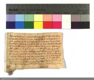 Heinrich, eps. Merseburgensis, gewährt allen, die die Elisabethkirche in Marburg mit Gaben unterstützen und besuchen, einen 40tägigen Ablaß.