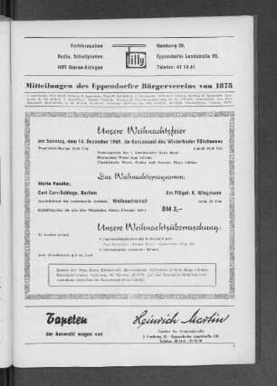Unsere Weihnachtsfeier