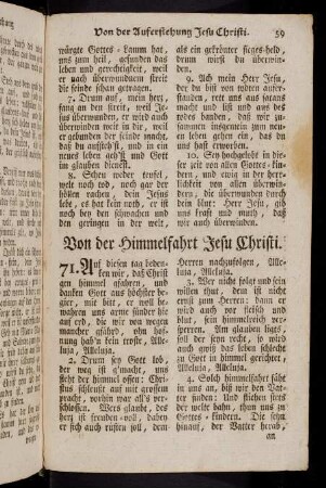 59-63, Von der Himmelfahrt Jesu Christi (71-75)