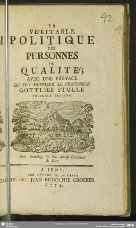 La Véritable Politique Des Personnes De Qualité
