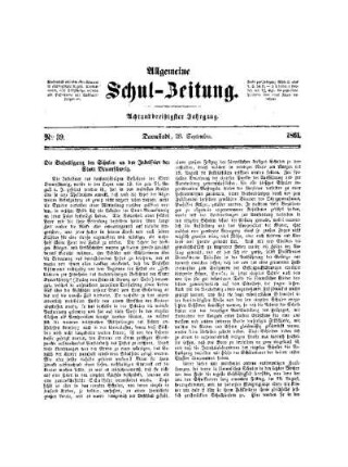 Die Betheiligung der Schulen an der Jubelfeier der Stadt Braunschweig