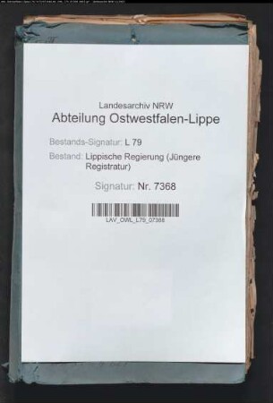 Anschaffung von Gerätschaften für den Wegebau