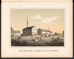 Dampf-Walz-Mühle v. G. W. Keller & Sohn in Reichenbach