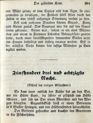 Fünfhundert drei und achtzigste Nacht
