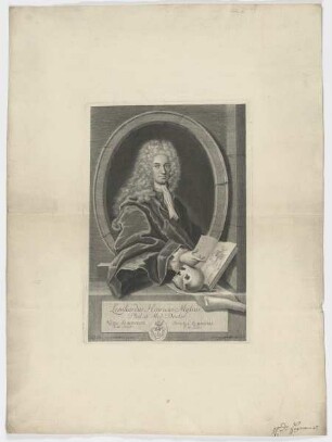 Bildnis des Leonhardus Henricus Mylius