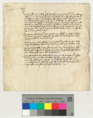 Vereinbarung des Bürgermeisters Jacob Schomaker, des Ratsmannes Hinr. Varendorpp, sowie der Ratsmannen und Richteherren Did. Wulschen und Hartwich Stoteroggen mit dem Bürger Alb. Schelen als Stadtvogt.
