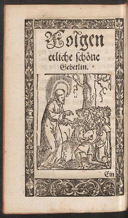 Folgen etliche schöne Gebetlin.