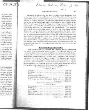 Neue farbige Truppen Englands? \ Die französische Eingeborenen-Armee \ Das Negerheer der Franzosen