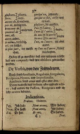 De Verbis, von den Zeitwörtern