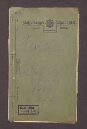 Tagesbefehle der 28. Infanterie-Division