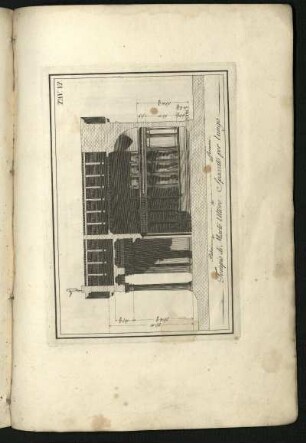 Tav. VI. Tempio di Marte Ultore. Spaccato per lungo