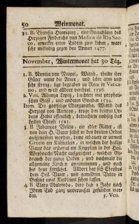 50-59, Wintermonat. Christmonat.