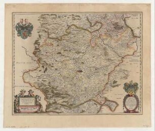 Erich, A.: Karte von Thüringen, ca. 1:300 000, Kupferstich, 1662
