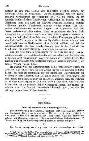 422-448, II. Sprechsaal
