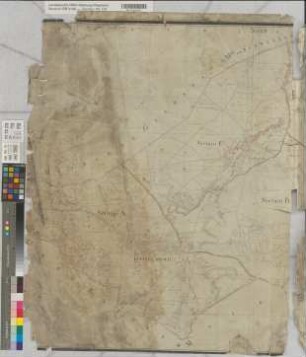 Departement de la Roer. Arrondissement communal de Krefeld, Canton d'Erkelenz. Plan géométrique de la mairie de Kleingladbach. Levé en Execution de l'Arrêté du Gouvernement du 12 Brumaire. An XI. Terminé le 6. Septembre 1807 (Übersichtskarte)