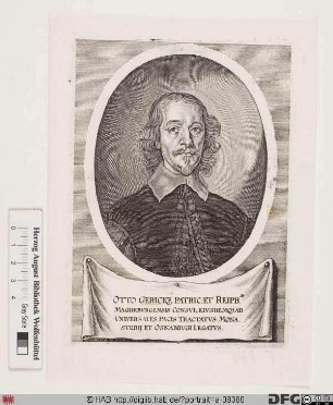 Bildnis Otto Guericke (eig. Gericke) (1666 von)