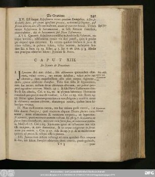 Caput XIII. De Ieiunio & Precatione.