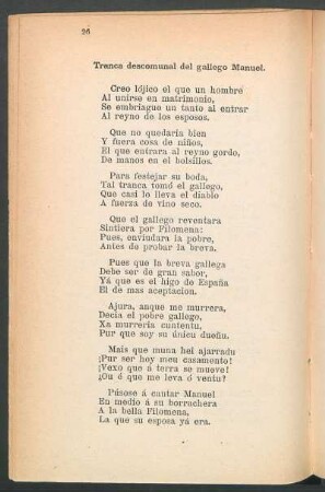 Tranca descomunal del gallego Manuel.