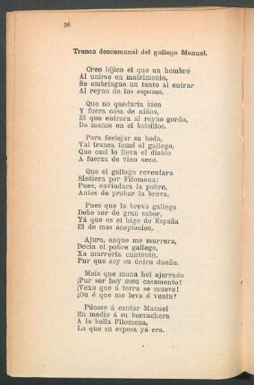 Tranca descomunal del gallego Manuel.